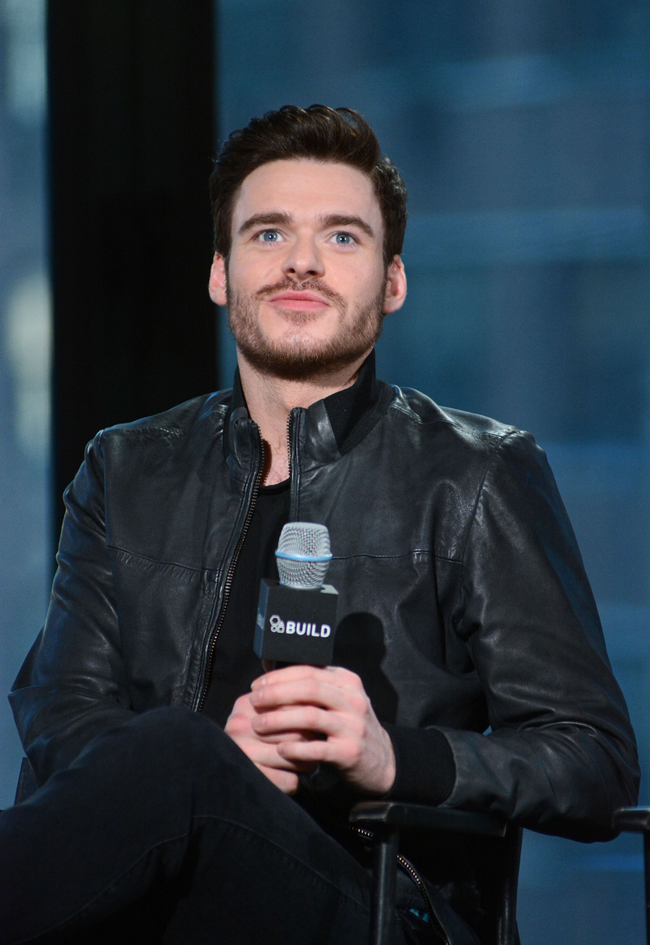 Richard madden sale leather jacket